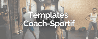 Template site internet coach sportif