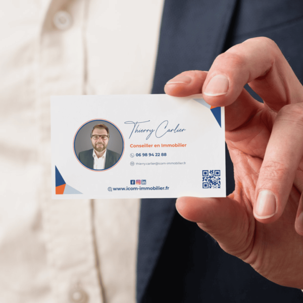 création graphique print : carte de visite