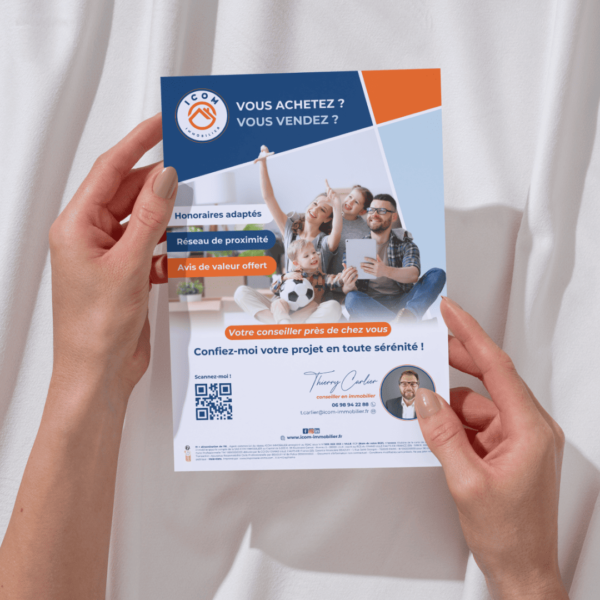 création graphique print : flyer