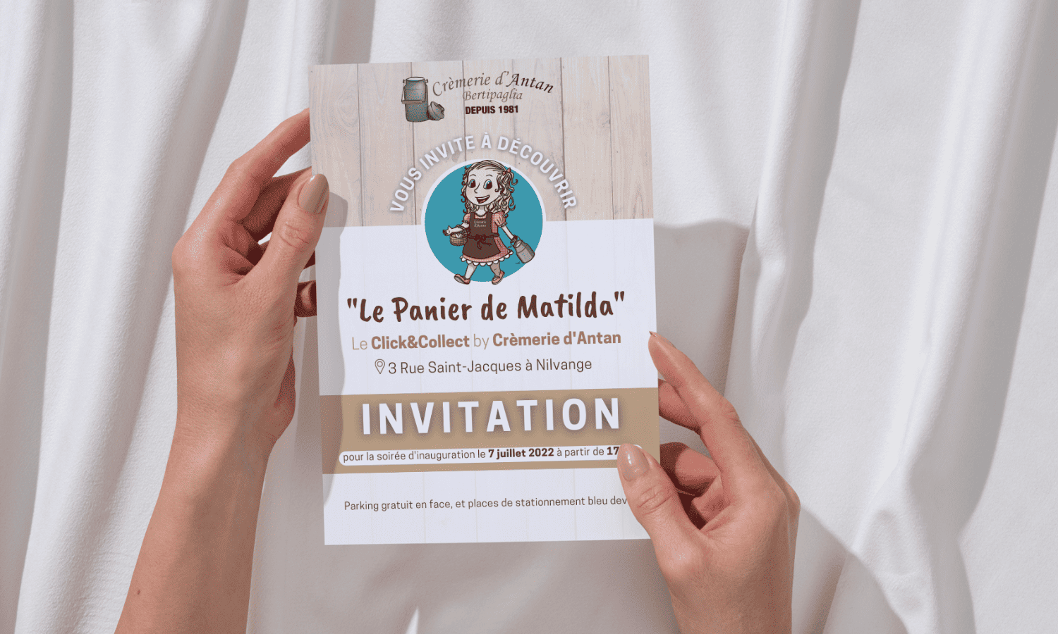 Création d'un flyer - Epicerie